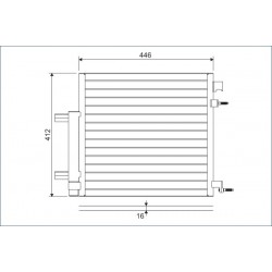 Συμπυκνωτής σύστ. κλιματισμού CHEVROLET SPARK 1.0-1.2LPG 03.10-