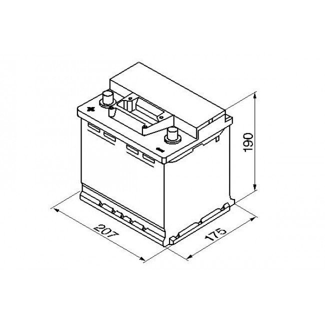 Μπαταρία BOSCH 12V 45Ah/400A S3 (L+ 1) 207x175x190 B13 ||0 092 S30 030||