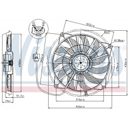 Βεντιλατέρ AUDI A4 B6, A4 B7, A4 B8, A5 4.2 03.03-01.17