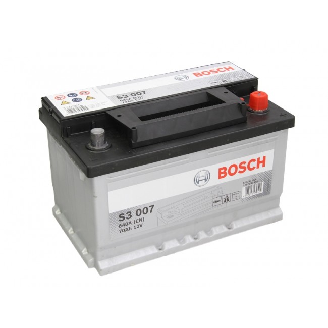 Μπαταρία BOSCH 12V 70Ah/640A S3 (R+ 1) 278x175x175  ||0 092 S30 070||