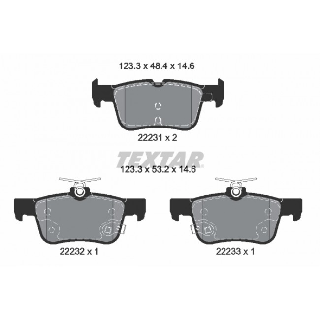 Σετ τακακιών φρένων, δίσκος φρένου FORD FOCUS IV, GALAXY III, GALAXY MK III, KUGA II, KUGA III, MONDEO V, S-MAX 1.0-2.5H 09.12- Σετ τακακιών φρένων, δίσκος φρένου FORD FOCUS IV, GALAXY III, GALAXY MK III, KUGA II, KUGA III, MONDEO V, S-MAX 1.0-2.5H 09.12-
