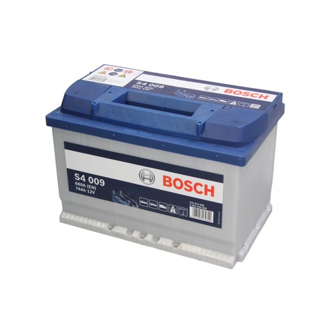 Μπαταρία BOSCH 12V 74Ah/680A S4 (L+ 1) 278x175x190 ||0 092 S40 090||