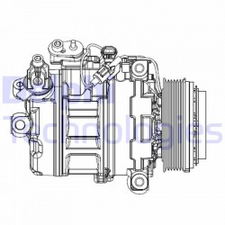 Συμπιεστής/εξαρτήματα BMW 1 (E81), 1 (E82), 1 (E87), 1 (E88), 3 (E90), 3 (E91), 3 (E92), 3 (E93), 5 (E60), 5 (E61), 6 (E63), 6 (E64) 2.5/3.0 12.04-12.13