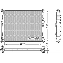 Ψυγείο νερού/εξαρτήματα  MERCEDES GL (X164), M (W164), R (W251, V251) 3.0-5.5 02.05-12.14