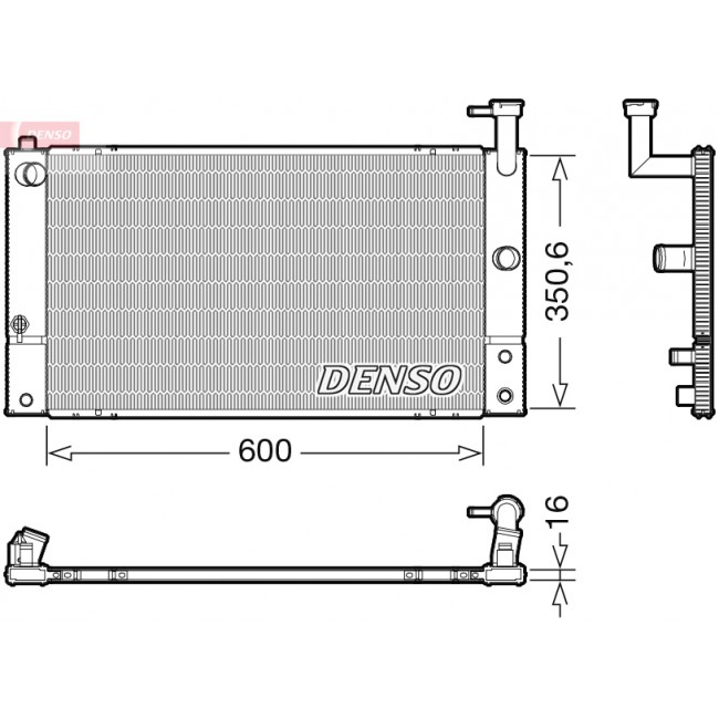 Ψυγείο νερού/εξαρτήματα TOYOTA PRIUS 1.5H 09.03-12.09