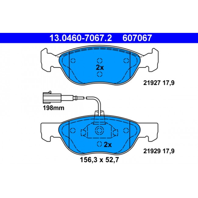 Σετ τακακιών φρένων, δίσκος φρένου ALFA ROMEO 145, 146; FIAT PUNTO 1.4/1.6/1.9D 10.94-03.12 Σετ τακακιών φρένων, δίσκος φρένου ALFA ROMEO 145, 146; FIAT PUNTO 1.4/1.6/1.9D 10.94-03.12