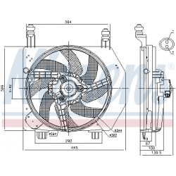 Βεντιλατέρ FORD FIESTA IV, FIESTA/MINIVAN, PUMA 1.25-1.7 08.95-06.02