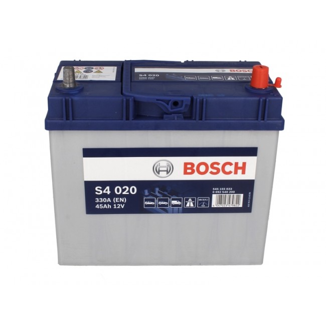 Μπαταρία  BOSCH 12V 45Ah/330A S4 (R+ 3) 238x129x227 ||0 092 S40 200||