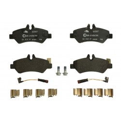 Σετ τακακιών φρένων, δίσκος φρένου  MERCEDES SPRINTER 3,5-T (B906), SPRINTER 3-T (B906), SPRINTER 4,6-T (B906), SPRINTER 5-T (B906) 1.8-3.5 06.06-09.20