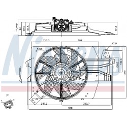 Βεντιλατέρ  FORD ESCORT CLASSIC, ESCORT VI 1.8D 01.95-06.01