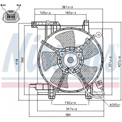 Βεντιλατέρ  SUBARU LEGACY III, OUTBACK 2.0/2.5 10.98-08.03