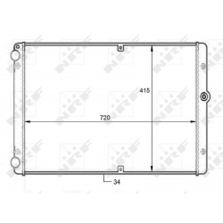 Ψυγείο νερού/εξαρτήματα VW CALIFORNIA T4 CAMPER, TRANSPORTER T4 2.5D 05.98-04.03