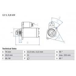 Μίζα VOLVO FMX III D11A-330/D11C330/D11K330 02.20-