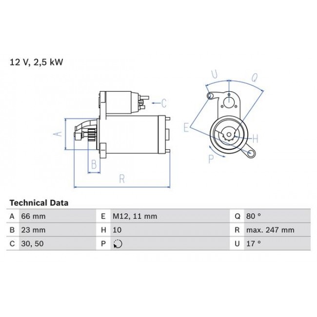 Μίζα AUDI A4 ALLROAD B8, A4 B8, A5, A6 ALLROAD C7, A6 C7, A7, A8 D4, Q5; PORSCHE MACAN 2.0H-6.3 11.08-09.18