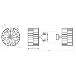 Ανεμιστήρας εσωτερικού χώρου BMW 3 (E30), Z3 (E36) 1.9-3.2 09.83-01.03