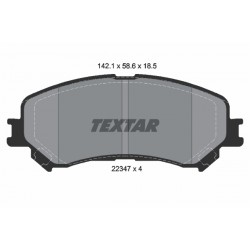 Σετ τακακιών φρένων, δίσκος φρένου  RENAULT ESPACE V, GRAND SCENIC IV, MEGANE IV, SCENIC IV, TALISMAN 1.2-2.0D 02.15-