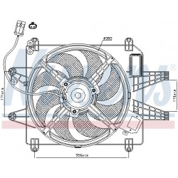 Βεντιλατέρ FIAT BRAVA, BRAVO I, MAREA, MULTIPLA 1.8/1.9D/2.0 10.95-06.10