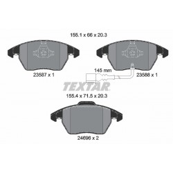 Σετ τακακιών φρένων, δίσκος φρένου  AUDI A1, A3, TT; SEAT ALTEA, ALTEA XL, LEON; SKODA OCTAVIA II, SUPERB II, YETI; VW BEETLE, CADDY III, CADDY III/MINIVAN, CC B7, EOS, GOLF PLUS 1.2-3.2 02.0