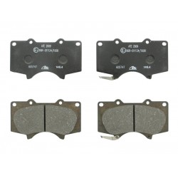 Σετ τακακιών φρένων, δίσκος φρένου  LEXUS GX, LX; MITSUBISHI PAJERO CLASSIC, PAJERO IV, PAJERO SPORT II; TOYOTA 4 RUNNER IV, 4 RUNNER V, FJ CRUISER, FORTUNER, HILUX, HILUX VII 2.4D-5.7ALK 03.