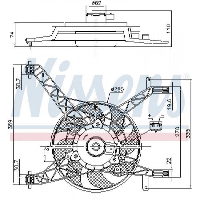 Βεντιλατέρ  FORD B-MAX, FIESTA VI 1.25-1.6 06.08-