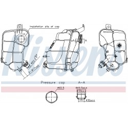 Δοχείο διαστολής, ψυκτικό υγρό  FORD GALAXY II, MONDEO IV, S-MAX 05.06-06.15