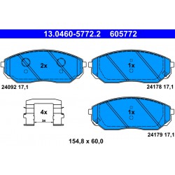 Σετ τακακιών φρένων, δίσκος φρένου KIA SORENTO I 2.4-3.5 08.02-12.11