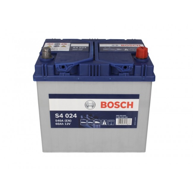 Μπαταρία BOSCH 12V 60Ah/540A S4 (R+ 1) 232x173x225  ||0 092 S40 240||