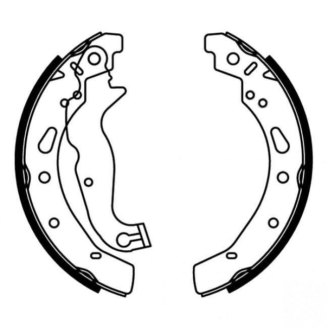Σετ σιαγόνων φρένων FORD FIESTA, FIESTA VI, KA, KA+ III; MAZDA 2 1.0-1.6D 05.02- Σετ σιαγόνων φρένων FORD FIESTA, FIESTA VI, KA, KA+ III; MAZDA 2 1.0-1.6D 05.02-