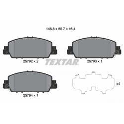 Σετ τακακιών φρένων, δίσκος φρένου  HONDA ACCORD IX, HR-V 1.5-3.5 09.12-