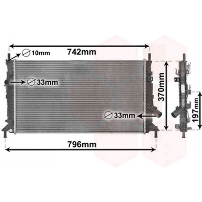 Ψυγείο Νερού FORD FOCUS 2004 - 2008 (MK2A) 1305492