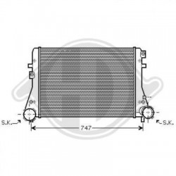 Ψυγείο Intercooler VW GOLF 2004 - 2008 ( Mk5 ) BEHR 1K0145803S