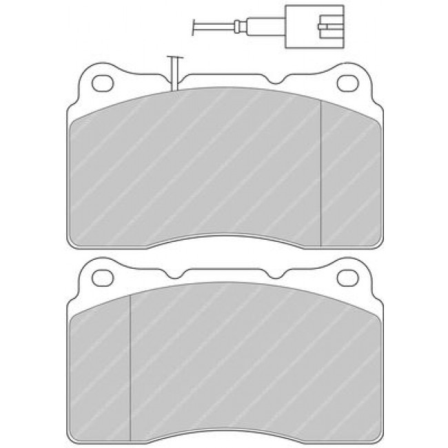 Τακάκια Σετ MITSUBISHI LANCER 2004 - 2008 ( CS ) FERODO RACING FDS1334 Τακάκια Σετ MITSUBISHI LANCER 2004 - 2008 ( CS ) FERODO RACING FDS1334