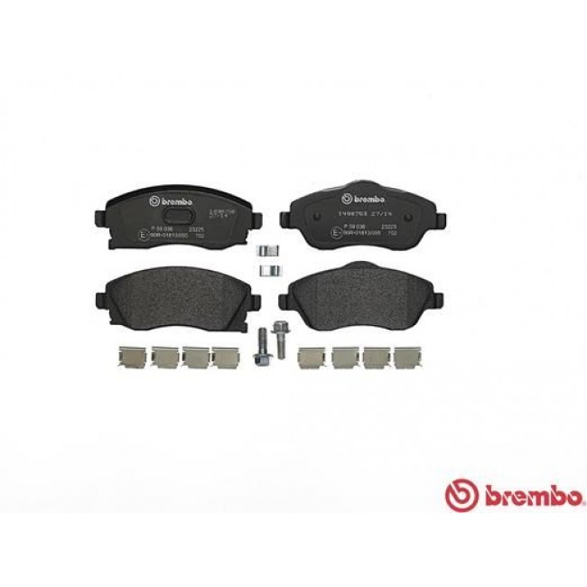 Τακάκια Σετ OPEL CORSA 2000 - 2004 ( C ) BREMBO P 59 036