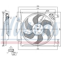 Βεντιλατέρ SEAT MII; SKODA CITIGO; VW LOAD UP, UP! 1.0/1.0CNG/Electric 08.11-