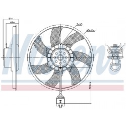 Βεντιλατέρ  OPEL INSIGNIA A, INSIGNIA A COUNTRY 1.6D/2.0D 07.08-03.17