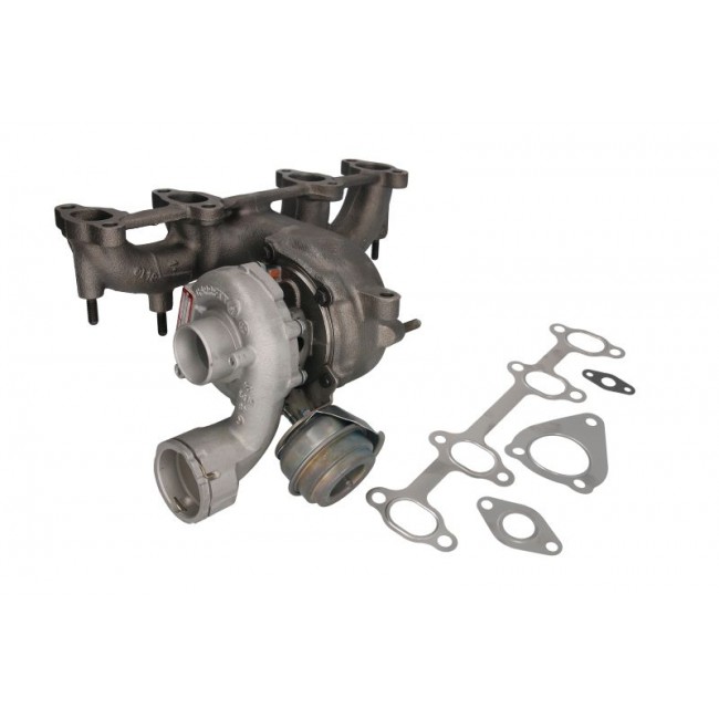 Υπερπληρωτής/Turbo (Factory remanufactured, with gasket set) AUDI A3; SEAT LEON, TOLEDO II; SKODA OCTAVIA I; VW BORA, BORA I, GOLF IV 1.9D 08.00-06.06