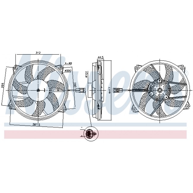 Βεντιλατέρ : DS DS 4, DS 5; CITROEN BERLINGO, BERLINGO MULTISPACE, BERLINGO/MINIVAN, C4 GRAND PICASSO I, C4 GRAND PICASSO II, C4 II, C4 PICASSO I, DS4, DS5; PEUGEOT 3008 1.2-Electric 08.00-