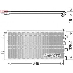 Συμπυκνωτής σύστ. κλιματισμού AUDI A6 C5, ALLROAD C5 1.9D/2.5D 04.97-08.05