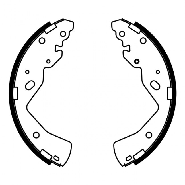 Σετ σιαγόνων φρένων FORD RANGER; MAZDA B-SERIE, BT-50 2.2/2.5D 06.99-06.13 Σετ σιαγόνων φρένων FORD RANGER; MAZDA B-SERIE, BT-50 2.2/2.5D 06.99-06.13