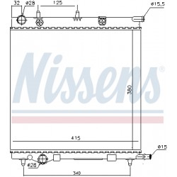 Ψυγείο νερού/εξαρτήματα CITROEN C2, C2 ENTERPRISE, C3 I, C3 II, C3 PLURIEL; PEUGEOT 1007, 207 1.1-1.6D 02.02-