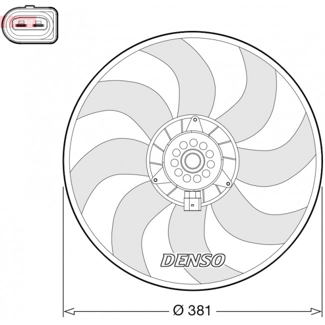 Βεντιλατέρ AUDI A4 B8, A6 ALLROAD C7, A6 C7, Q5 1.8-3.0D 11.07-09.18