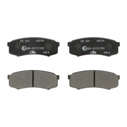 Σετ τακακιών φρένων, δίσκος φρένου  LEXUS GX; MITSUBISHI PAJERO CLASSIC, PAJERO IV; TOYOTA 4 RUNNER IV, 4 RUNNER V, FJ CRUISER, LAND CRUISER, LAND CRUISER 100, LAND CRUISER 80 2.4-4.7 12.88-
