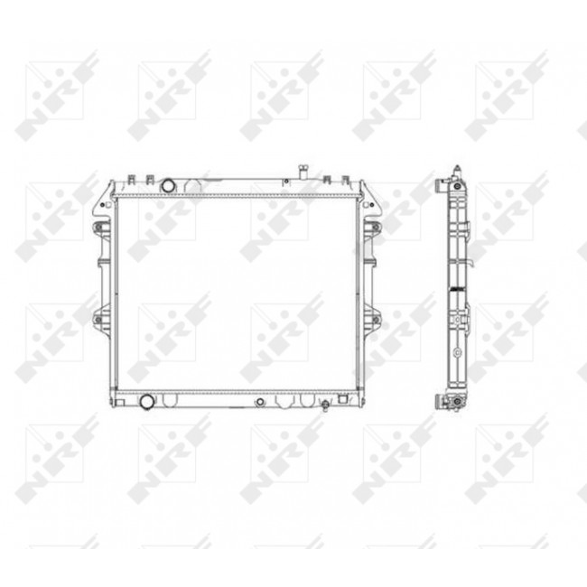 Ψυγείο νερού/εξαρτήματα TOYOTA HILUX VI 2.5D 11.01-07.05