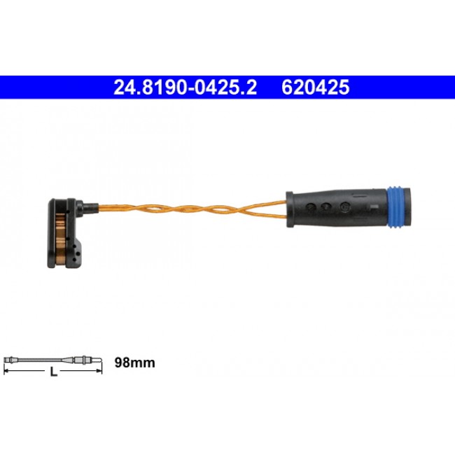 Αισθητήρας προειδοποίησης, φθορά τακακιών φρένων MERCEDES E T-MODEL (S211), E (W211), G (W463), GL (X164), GL (X166), GLE (C292), GLE (W166), GLS (X166), M (W164), M (W166), R (W251 2.0D-6.3