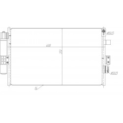 Συμπυκνωτής σύστ. κλιματισμού FORD FOCUS III, FOCUS III/KOMBI 1.0 02.12-02.20