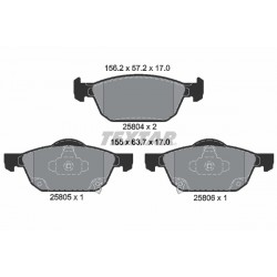 Σετ τακακιών φρένων, δίσκος φρένου  HONDA ACCORD VIII, CIVIC IX, CIVIC X 1.0-2.4 06.08-12.22