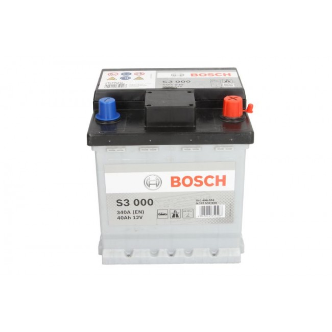 Μπαταρία BOSCH 12V 40Ah/340A S3 (R+ 1) 175x175x190 ||0 092 S30 000|| Μπαταρία BOSCH 12V 40Ah/340A S3 (R+ 1) 175x175x190 ||0 092 S30 000||