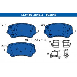 Σετ τακακιών φρένων, δίσκος φρένου  FORD PUMA 1.0-1.5D 09.19-