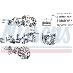 Βαλβίδα AGR VOLVO C30, S40 II, V50; FORD FOCUS C-MAX, FOCUS I, FOCUS II 1.6D/1.8 10.98-12.12