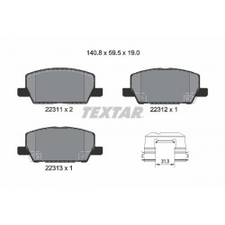 Σετ τακακιών φρένων, δίσκος φρένου  OPEL INSIGNIA B, INSIGNIA B COUNTRY, INSIGNIA B GRAND SPORT, MOKKA / MOKKA X 1.4-2.0D 06.12-